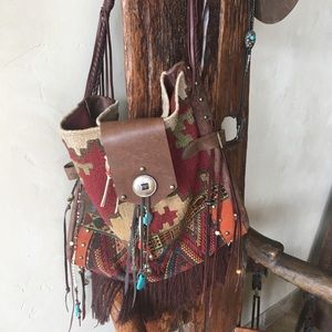 Kilim artisan tote
